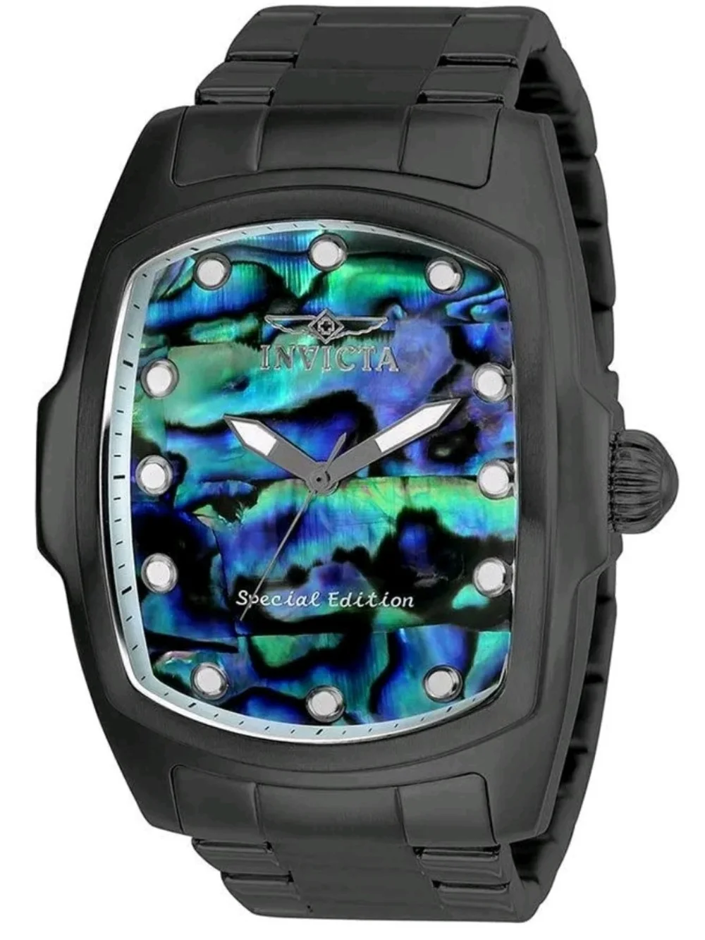 Invicta Special Edition Abalone Dial Black Watch 48mm